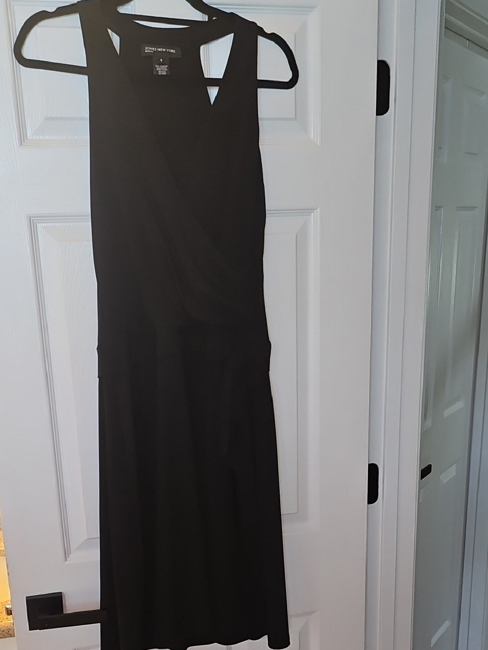 Jones New York Black Sleeveless Maxi Dress